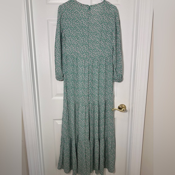 Boden Floral Green Maxi Dress - Picture 6 of 8